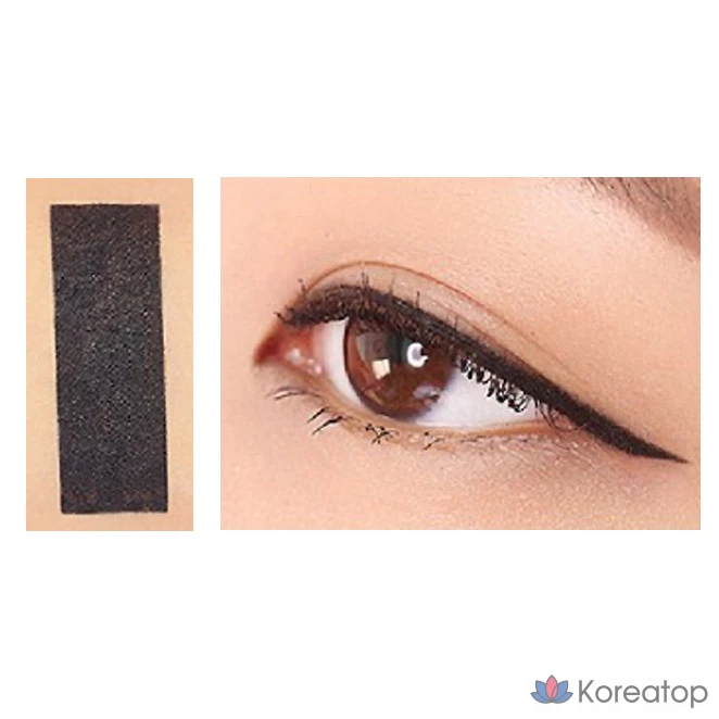 Гелевая подводка для глаз Lilybyred Stareyes Nine to Nine, 0,5 г, матовый черный, 1 шт., фото 2