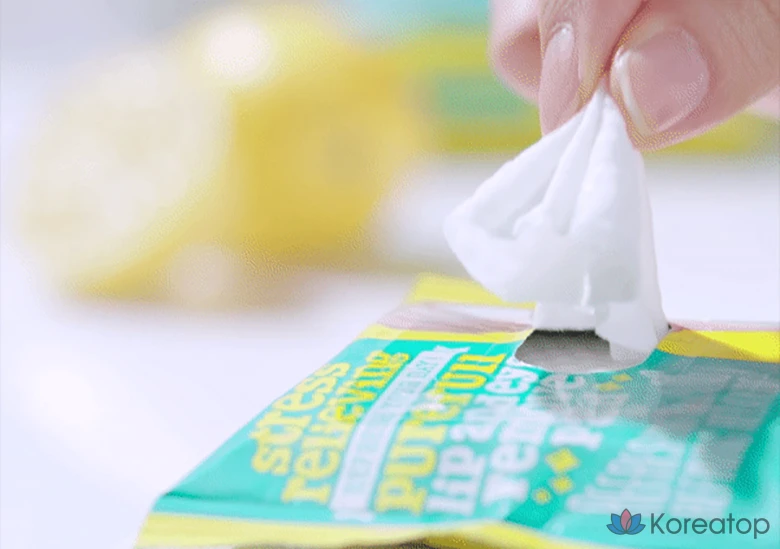 Подушечки для снятия макияжа с губ и глаз Ariel Stress Relieving Pureful, 30 шт., 55 г, 1 шт.