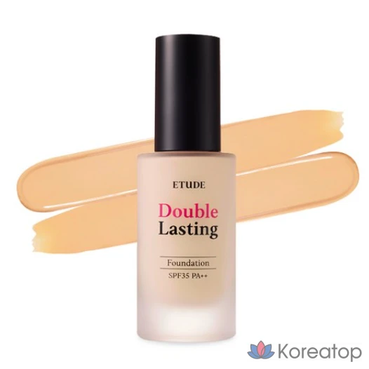 Тональный крем Etude Double Lasting Foundation, 30 г, 1 шт., № 23W1 23 Honey Sand