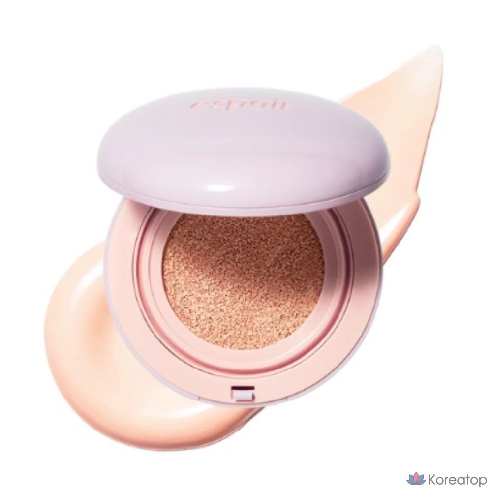 Тональный крем-кушон Espoir Durike Gel Tone-Up Cushion 15 г, № 1, оттенок Nude Peach/Peach Beige, 1 шт.