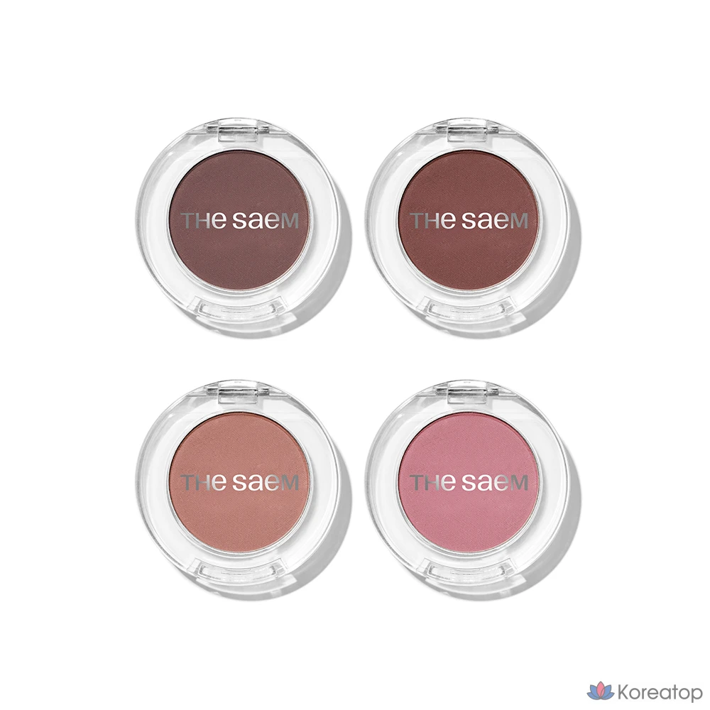 Матовые тени для век The Saem Sammul Single Matte Shadow, BR04 Winning Combination Brown, 1 шт., фото 3