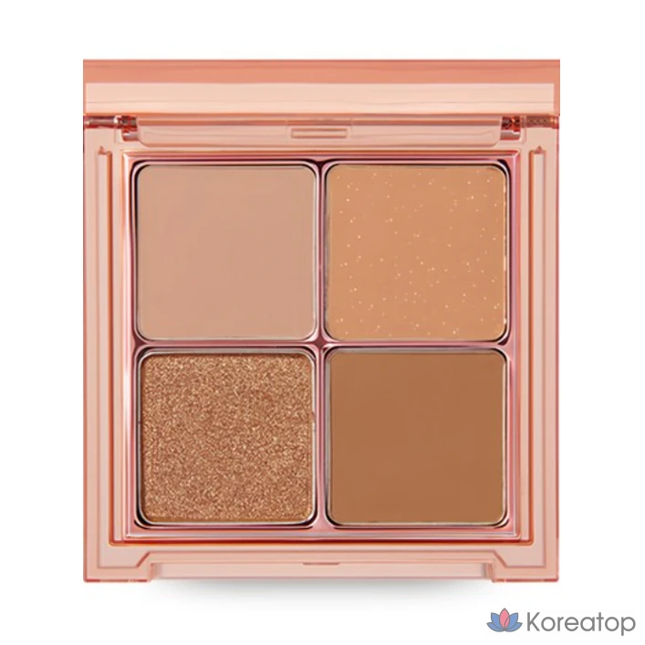 Палетка теней для век Vanillaco Mood On Eye Palette 7 г, 01 WARM (Mellow Brown), 1 шт.