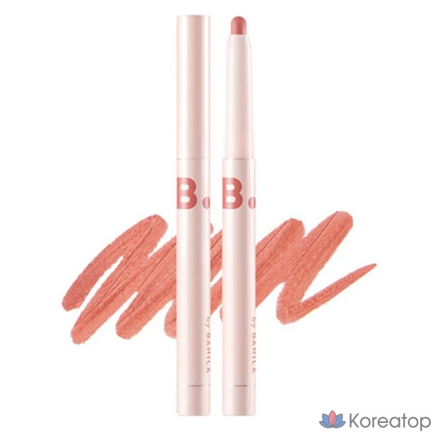 Карандаш для губ Vanillaco Smudging Lip Pencil, 7 цветов, цвет: 01 Coral Shoe, 1 шт.