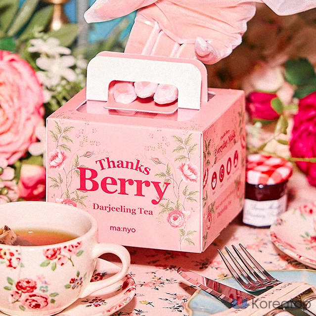 Маски для лица Witch Factory Thanksberry Dazzling Tea Mask Sheets, 30 штук, 4 упаковки, фото 7