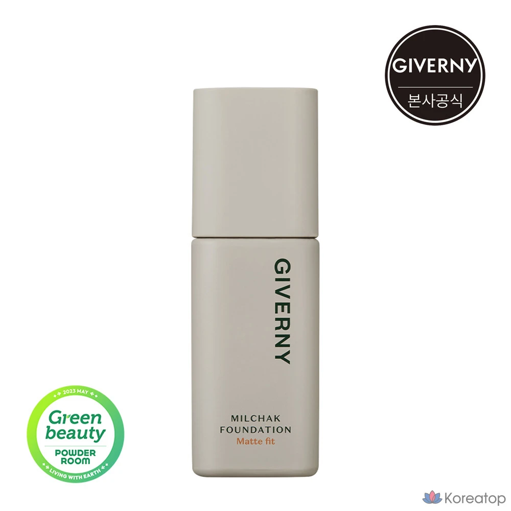 Тональный крем Giverny Close-Fit Matte Foundation, 30 мл, 1 шт., 23. Средний бежевый