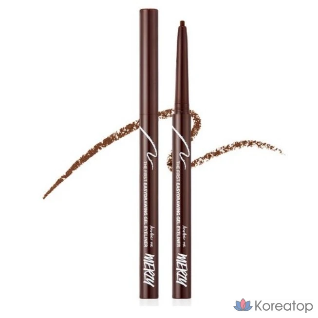 Гелевая подводка для глаз MERZY the First Easy Drawing Gel Eyeliner, 0.14g, EG3, бордовый, 1 шт.