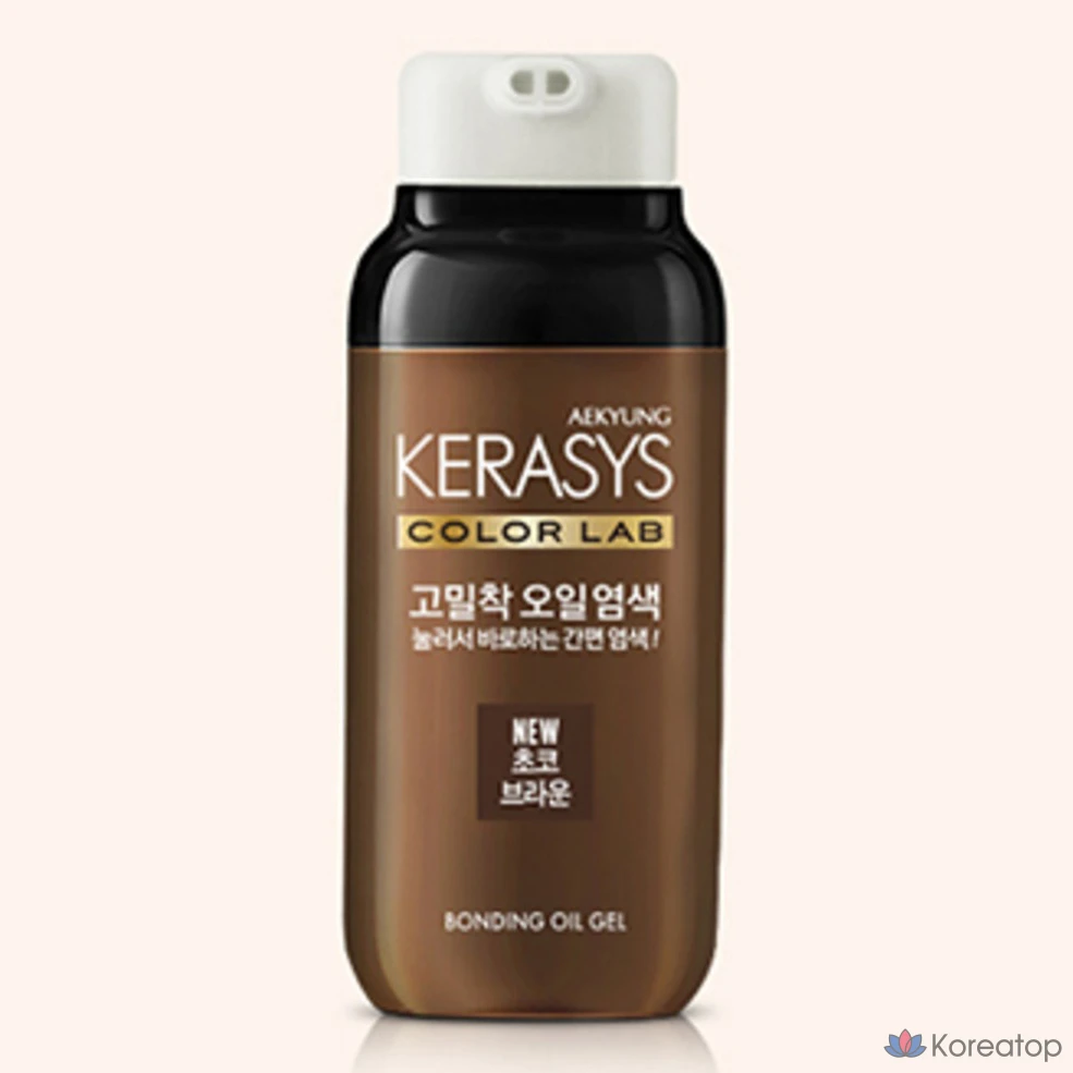 Краска для волос KeraSys Color Lab, шоколадно-коричневый цвет, 1 шт., фото 2