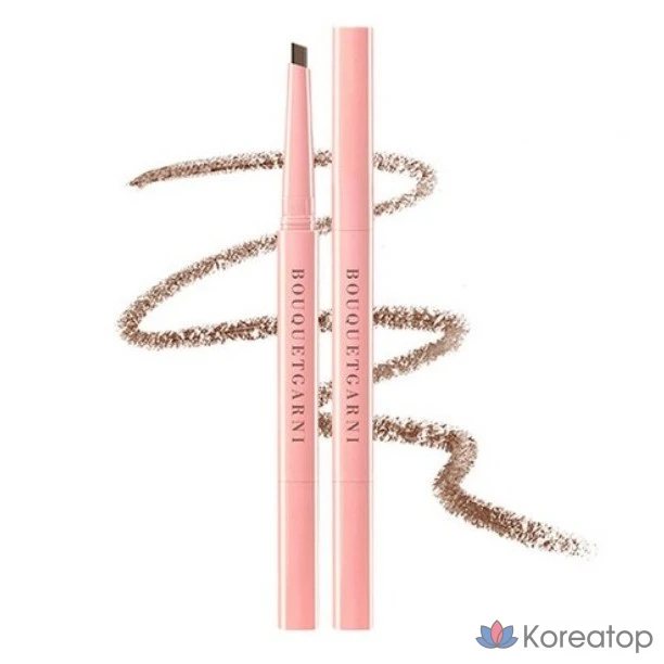 Карандаш для бровей Bouquet Garni Auto Pencil Slim Eyebrow, 0.2g, светло-коричневый цвет, 1 шт.