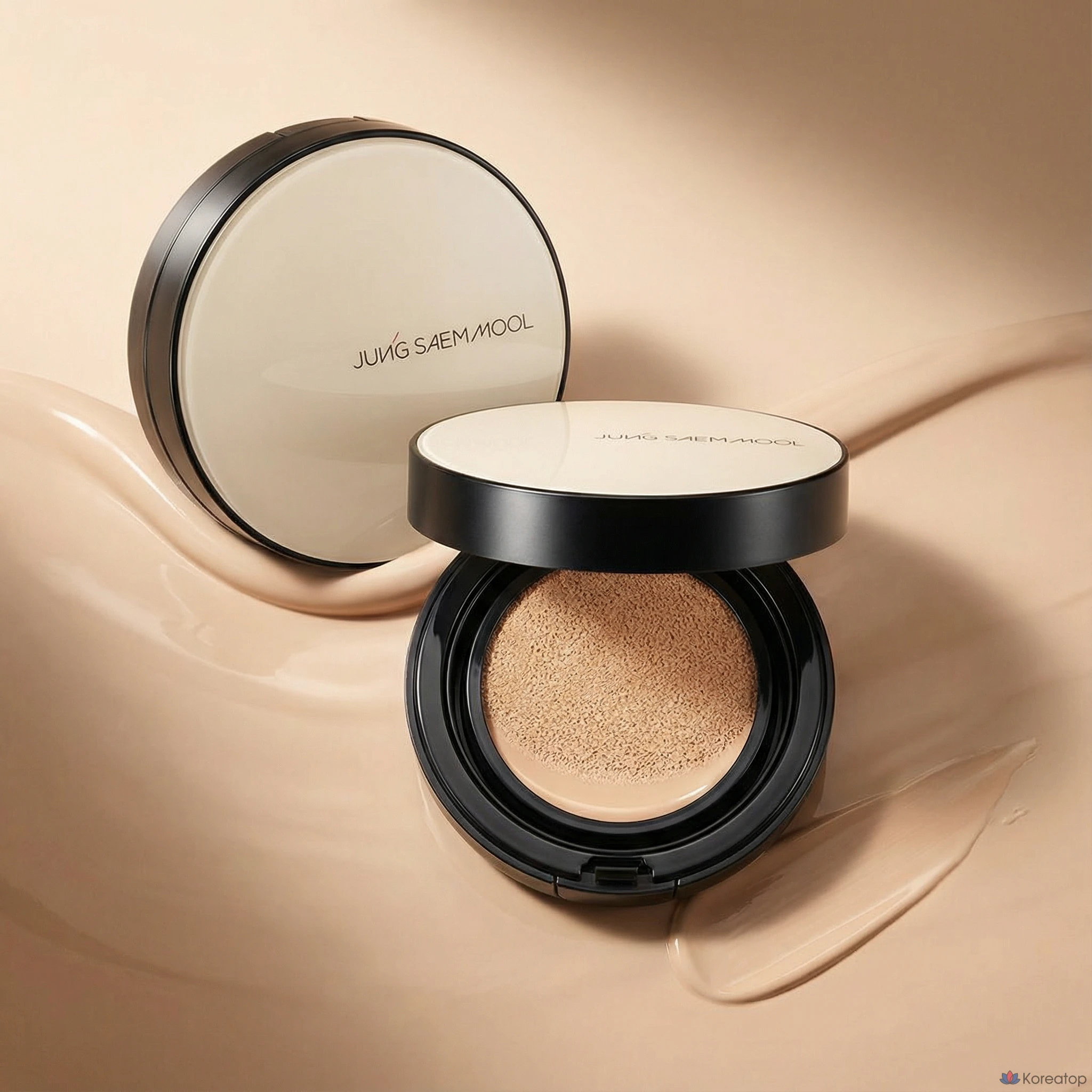 Тональный крем Jeong Saem Mool Essential Skin Nude Cushion, оттенок 17 Fair Pink, 1 шт., фото 3