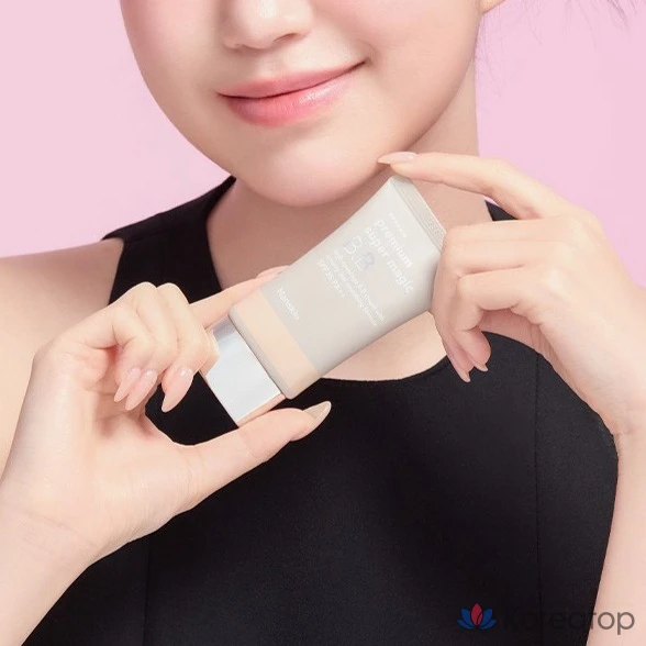 BB-крем HANSKIN Premium Super Magic SPF35 PA++, 45 г, 1 шт., фото 3