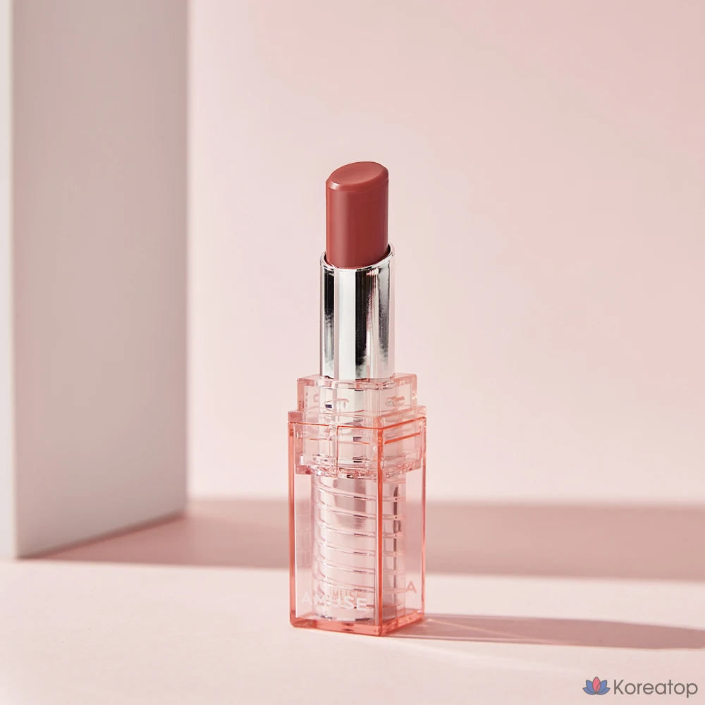 Бальзам для губ AMUSE Dew, оттенок 05 «Соленый персик», 3,2 г, 1 шт., фото 4