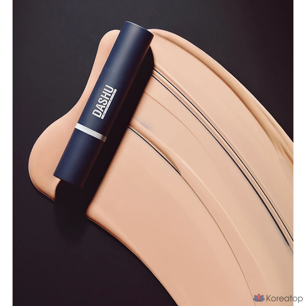 Тональный крем-стик DASHU для мужчин Multi-Cover SPF50+ PA++++ № 23-24, 12 г, 1 шт., 02 Нейтральный бежевый, фото 4