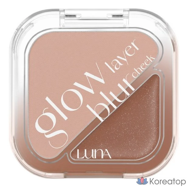 Румяна Luna Glow Layer Blur Cheek 8,5 г, 14 видов, 13 Coco Cream, 1 шт.