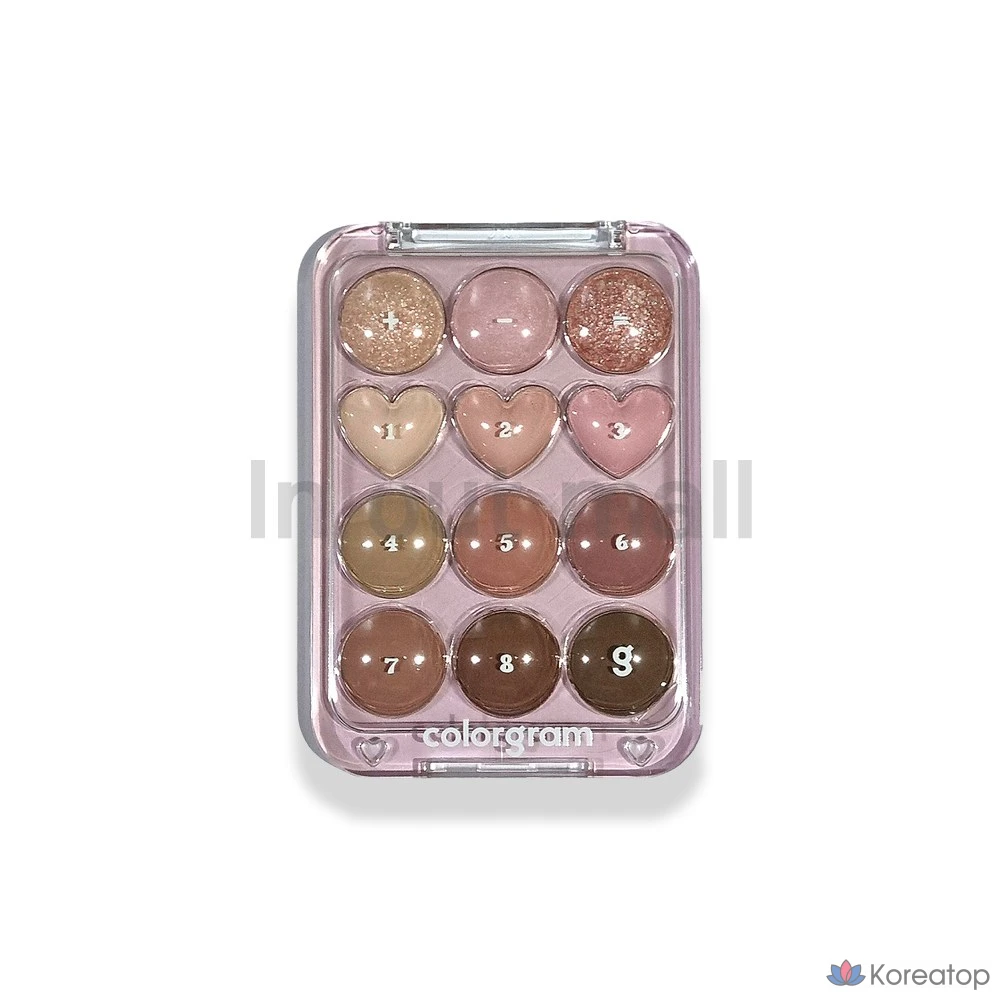 Палетка теней для век Colorgram Eye Real Eye Palette, 06 Buttercup Plus Brown Love, 1 шт., фото 3