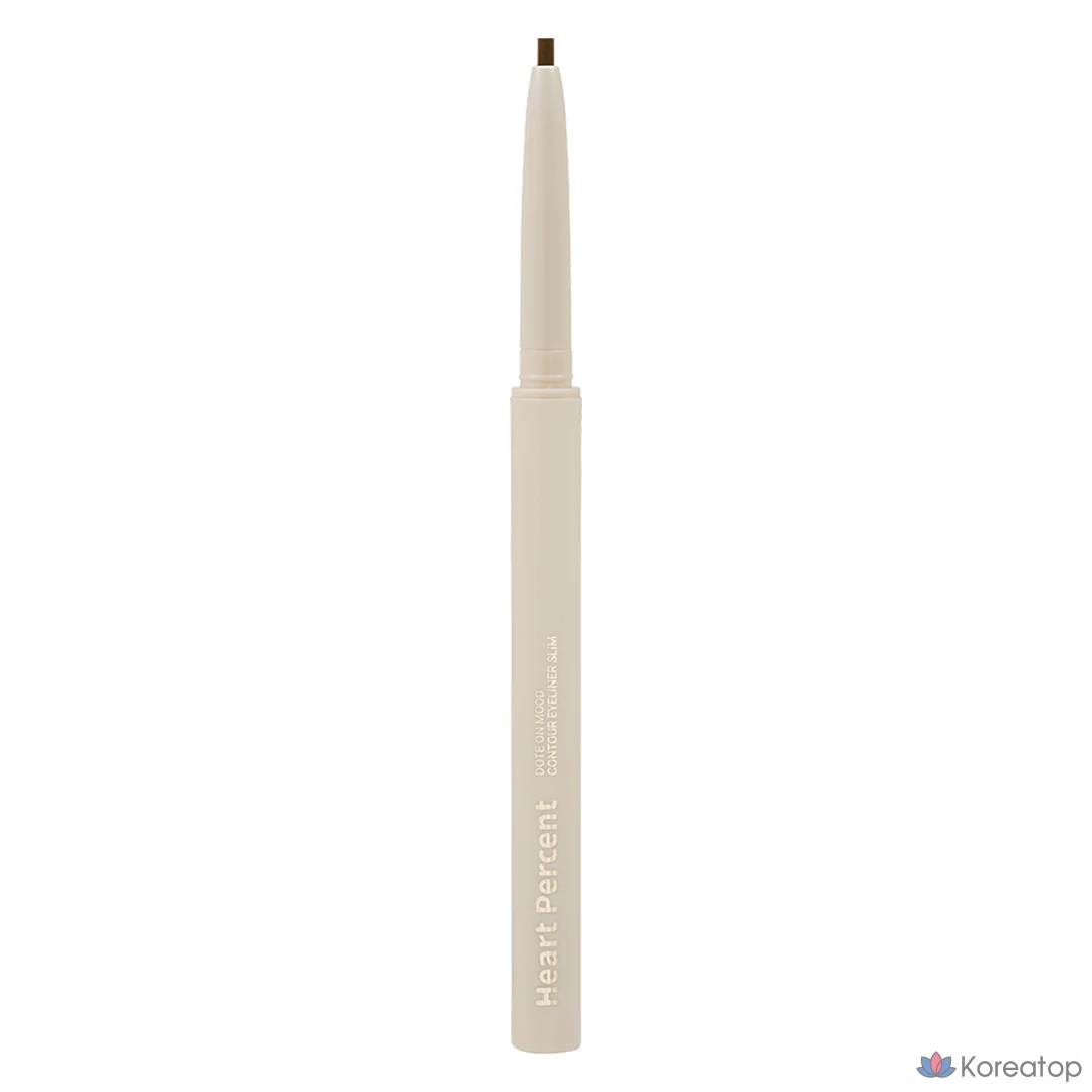 Тонкая подводка для глаз Heart percent Dot On Mood Contour Eyeliner, 1 шт., P2, черный/коричневый