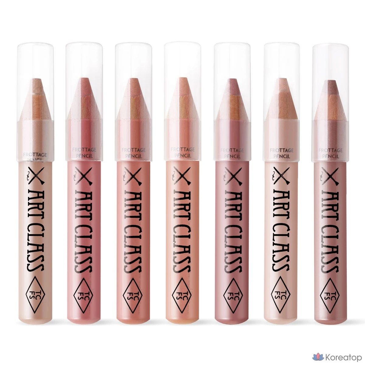 Набор карандашей Too Cool for School Art Class Frottage Pencil Aegyo-sal Shadow, 12 штук, 1 шт.