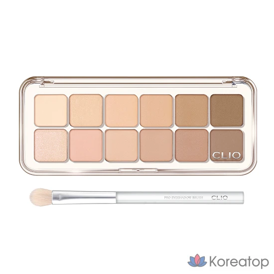 Палетка теней Clio Pro Eye Palette Air, 008 Latte Senior, 1 шт.