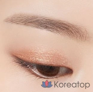 Двухцветные тени для век Merythod, 05, с блестками, 1 шт., фото 5