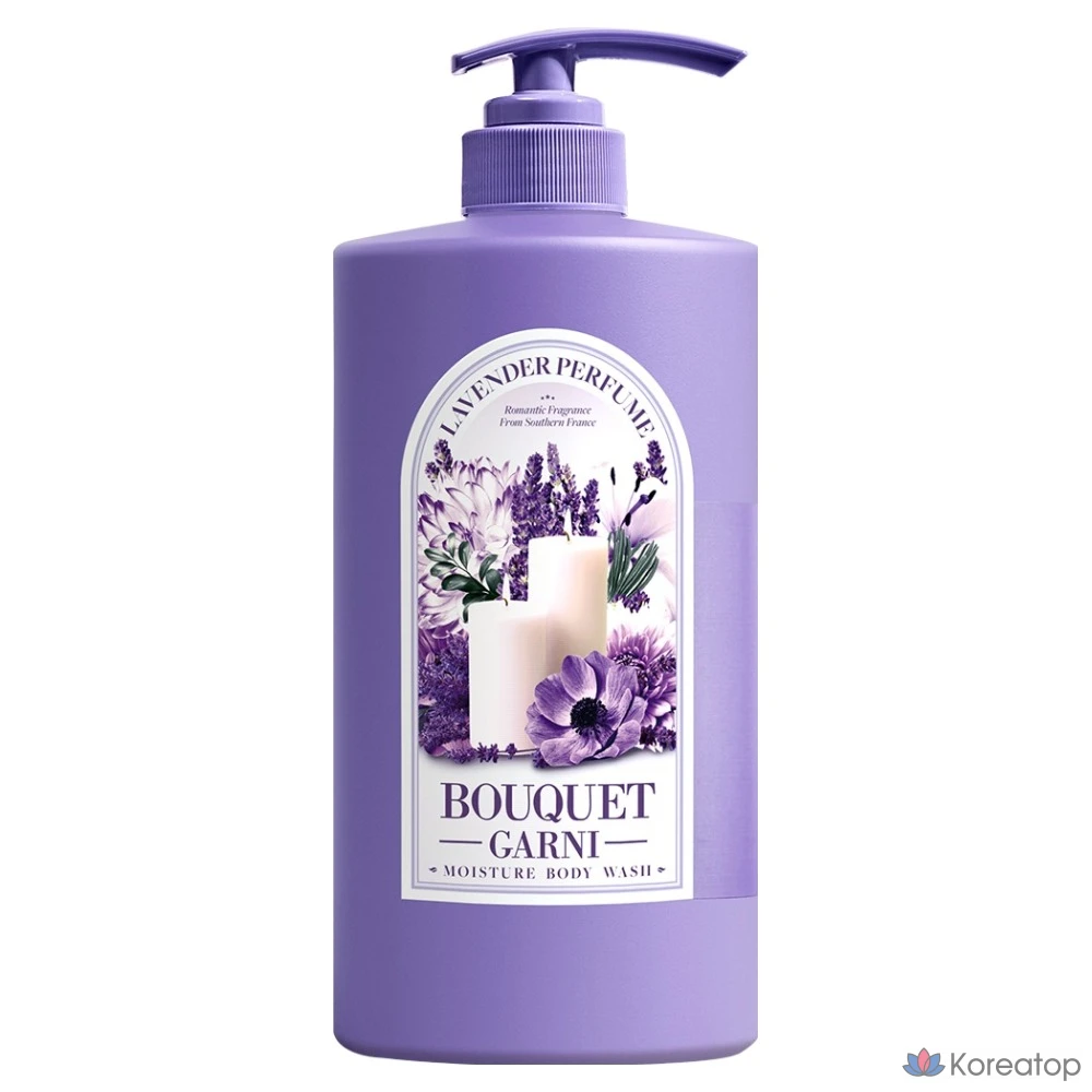 Гель для душа Bouquet Garni Moisture с ароматом лаванды, 1 л, 1 шт.