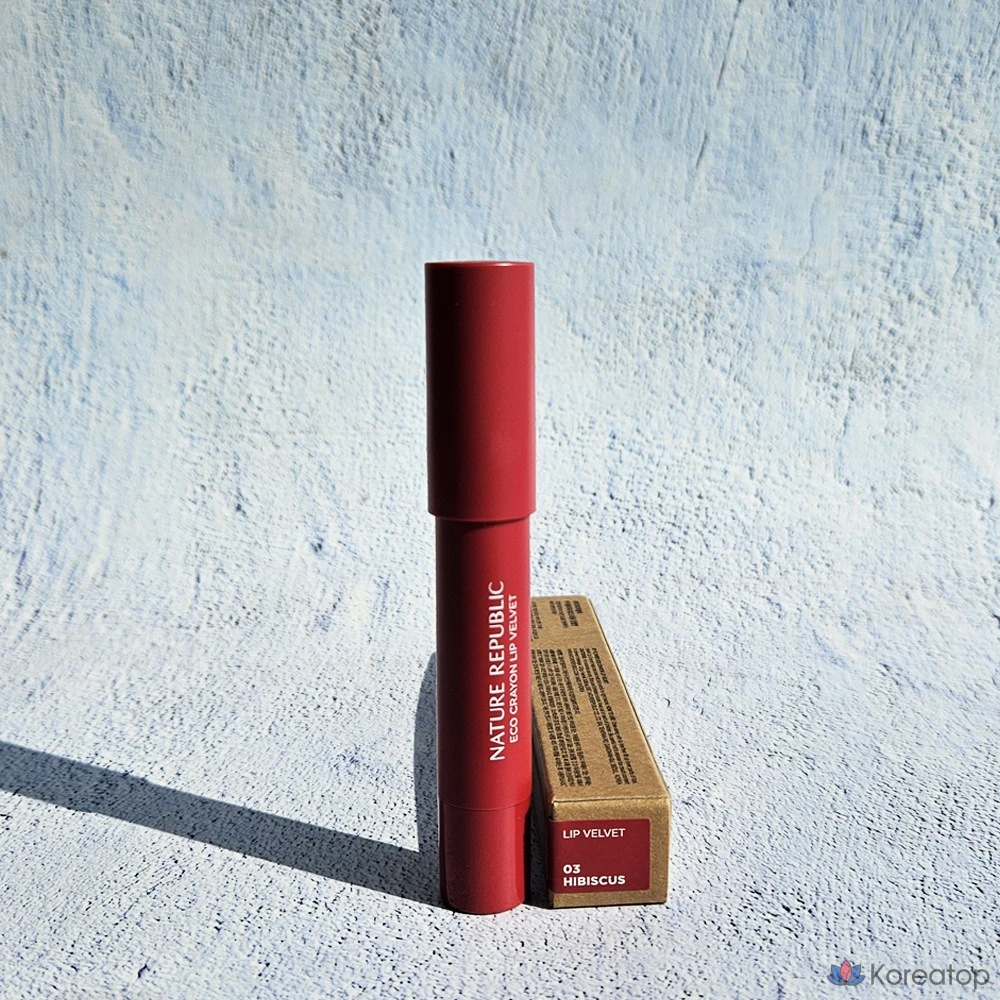 Карандаш Nature Republic Eco Crayon, № 3, цвет гибискус, 1 упаковка.