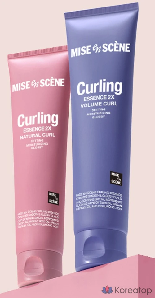 Крем для укладки кудрявых волос Mise en Scene Curling Essence 2X Volume Curl Cream, 250 мл, 1 шт., фото 7