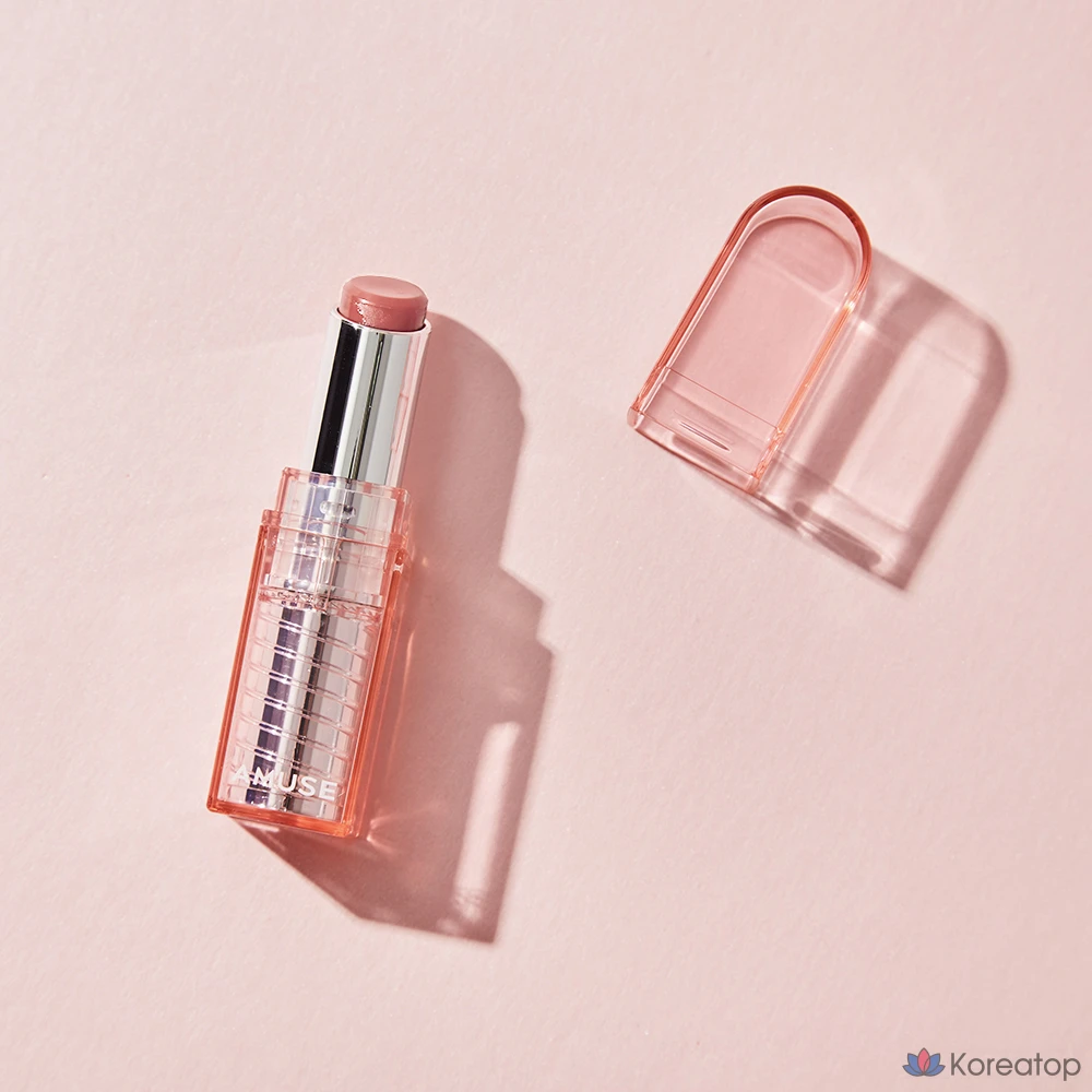 Бальзам для губ AMUSE Dew, оттенок 05 «Соленый персик», 3,2 г, 1 шт., фото 5