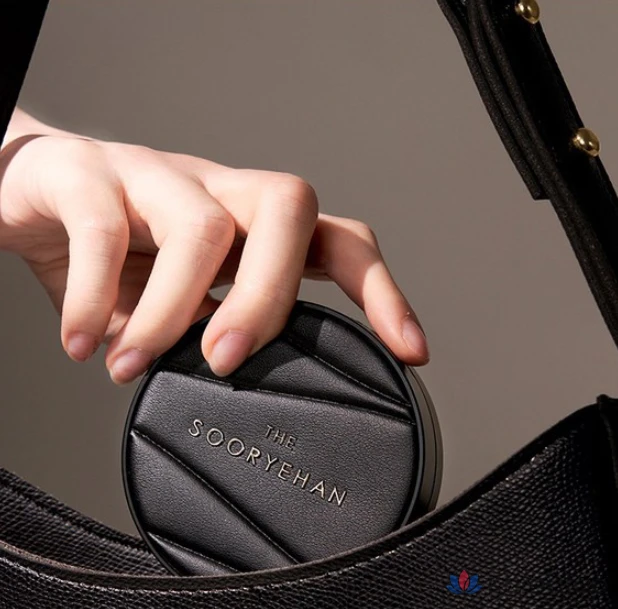 Тональный крем-кушон Sooryehan The Black Tension Fit Mesh Cushion Foundation, 13 г, № 21, 1 шт.