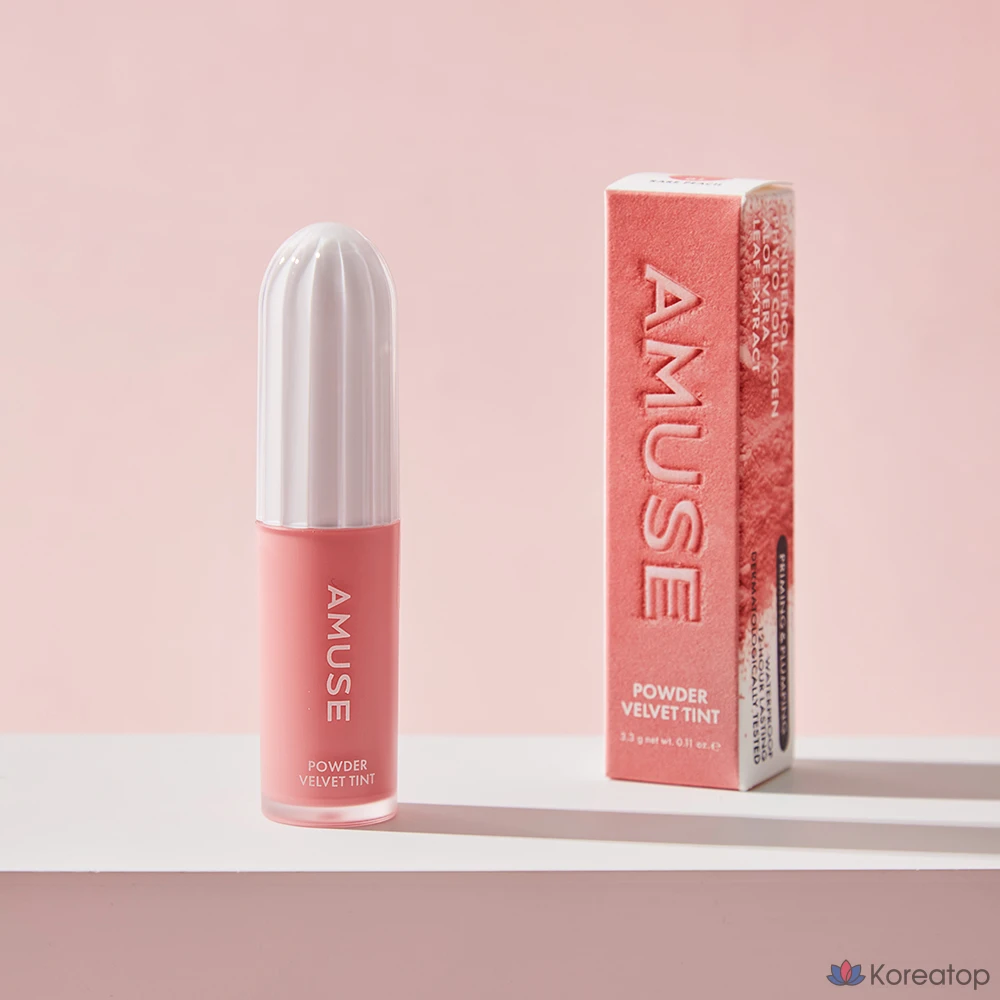 AMUSE Powder Velvet Tint, 01 Rare Peach, 1 шт., фото 2