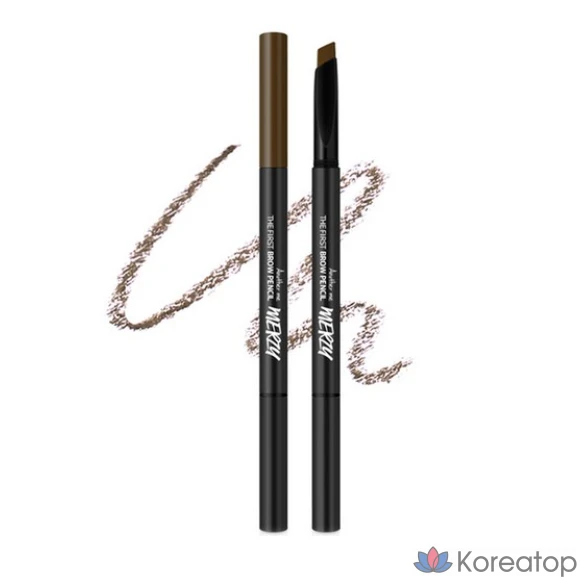 Карандаш для бровей MERZY the First, 0,3 г, 2 шт., цвет ореховый коричневый, 1 шт.