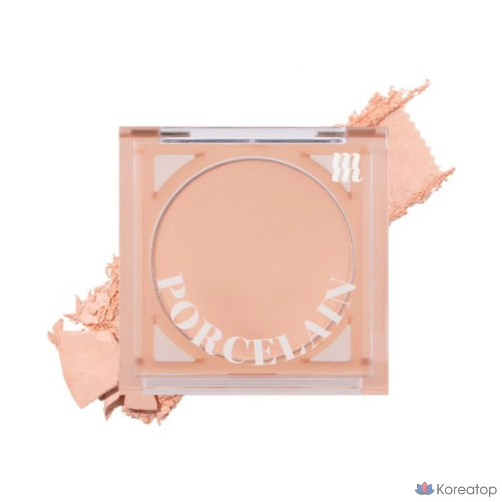 Румяна MERZY Porcelain Cheek Blusher 4,2 г, коралловый цвет, 1 шт.