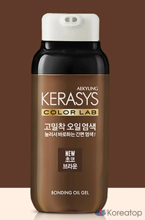 Краска для волос KeraSys Color Lab, шоколадно-коричневый цвет, 1 шт., фото 3