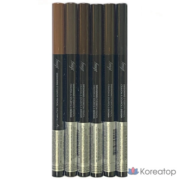 Автоматический карандаш для бровей FMGT designing, 0,3 г, темно-коричневый, 1 шт.