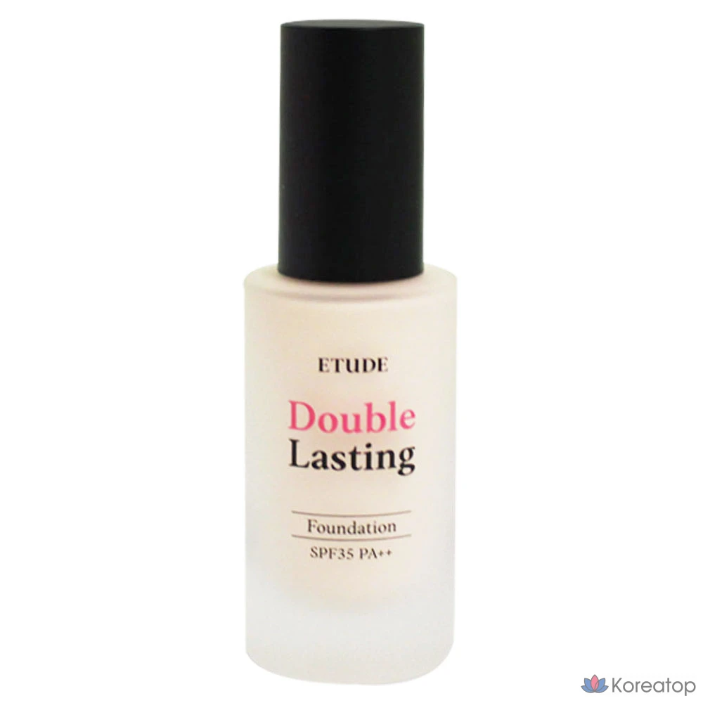 Тональный крем Etude Double Lasting Foundation, 30 г, 1 шт., цвет янтарный.