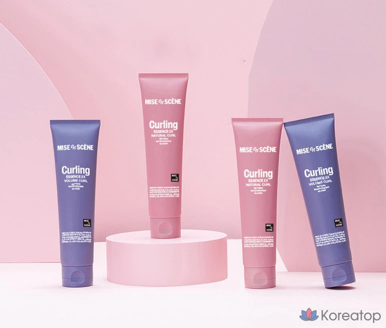 Крем для укладки кудрявых волос Mise en Scene Curling Essence 2X Volume Curl Cream, 250 мл, 1 шт., фото 8