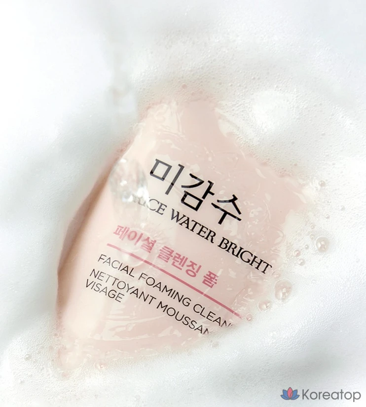 Очищающая пенка для лица The Face Shop Unscented Bright Cleansing Foam, 300 мл, 1 шт., фото 4