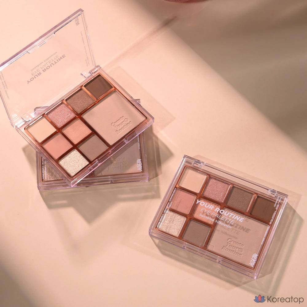 Палетка теней для век MERZY Your Routine Eye Palette, 12,2 г, Sunshine Silhouette, 1 шт., фото 5