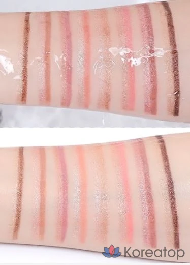 Двухцветные тени для век Merythod, 05, с блестками, 1 шт., фото 6