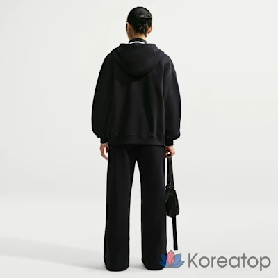 Брюки женские Nike Studio Fleece Medium Weight Mid-Rise Wide Leg Pants, фото 5