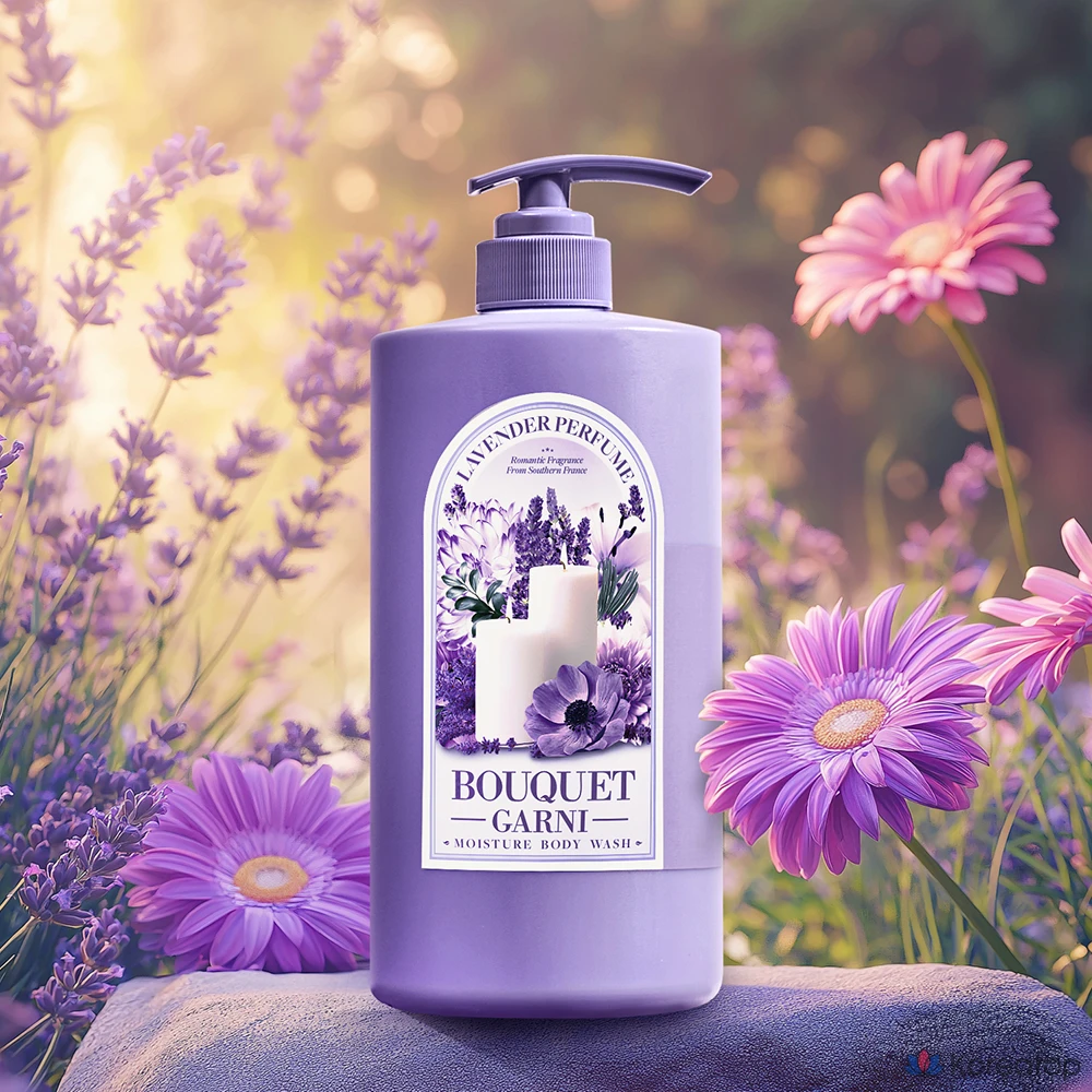 Гель для душа Bouquet Garni Moisture с ароматом лаванды, 1 л, 1 шт., фото 2