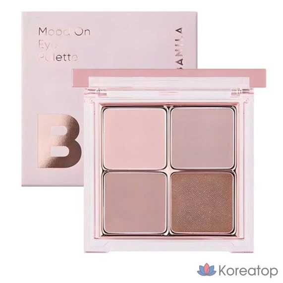 Палетка теней для век Banilaco By Vanilla Mood On, 7 г, оттенок Mellow Mauve, 1 шт.