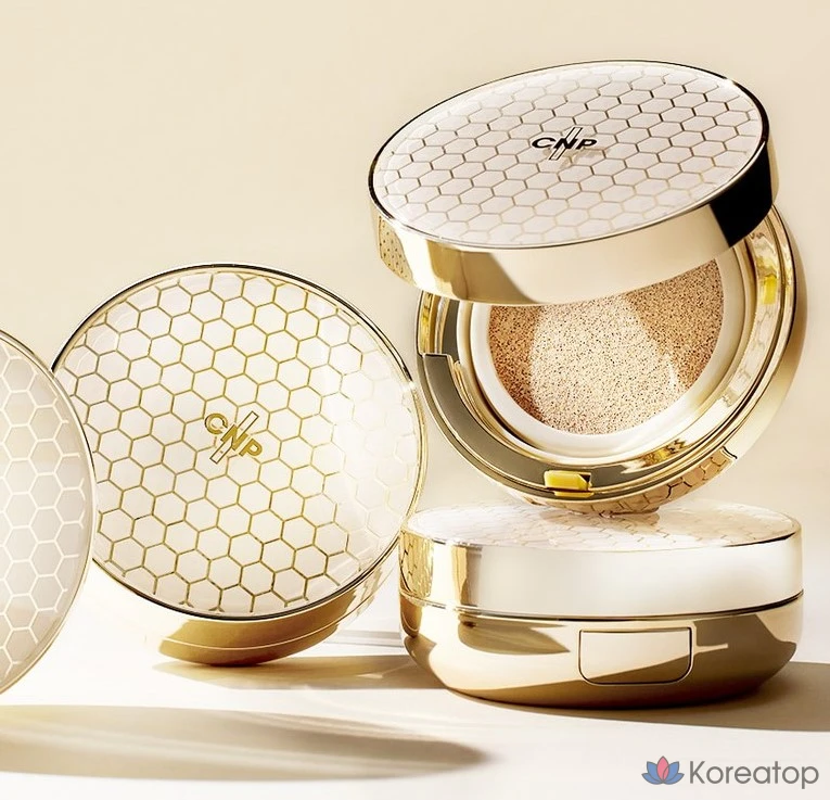 CNP Cha & Park Propolis Ampoule в матовой подушечке 15 г + сменный блок 15 г, № 21, светло-бежевый, 1 шт., фото 8