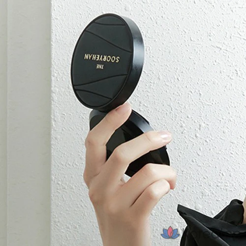 Тональный крем-кушон Sooryehan The Black Tension Fit Mesh Cushion Foundation, 13 г, № 21, 1 шт.