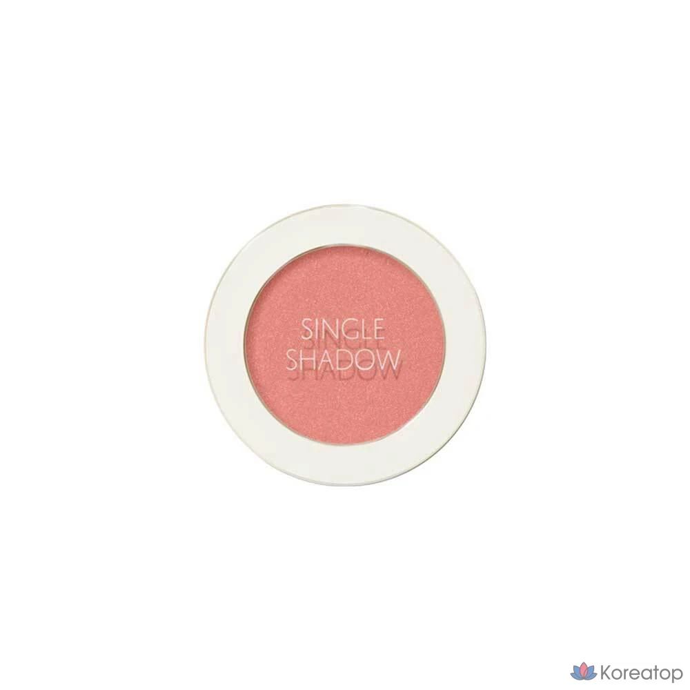 Тени для век The Saem Saemmul Single Shadow Shimmer, CR04 Charming Pongdang Coral, 1 шт.