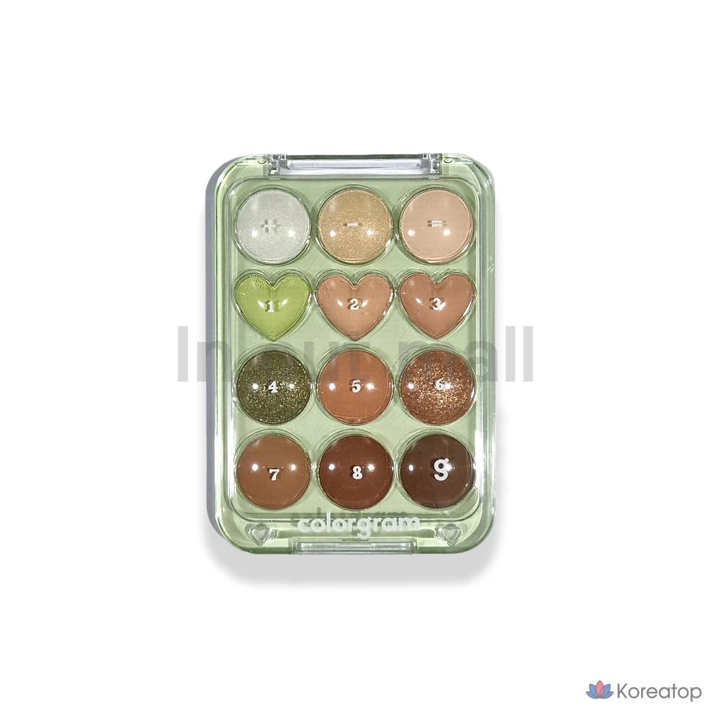 Палетка теней для век Colorgram Eye Real Eye Palette, 06 Buttercup Plus Brown Love, 1 шт., фото 5