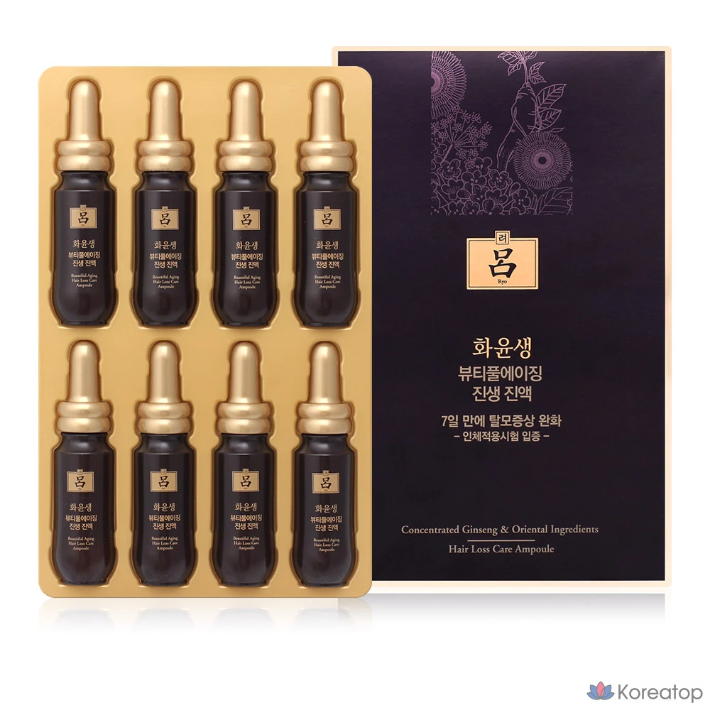Ампула для ухода за кожей головы и волосами Ryo Hwa Yoon Saeng Beautiful Aging Jin Saeng Jin Aek, 1 шт.