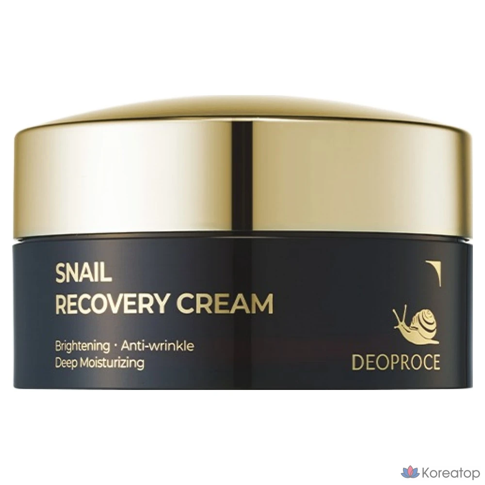 Восстанавливающий крем Deoproce Snail, 100 г, 1 шт.