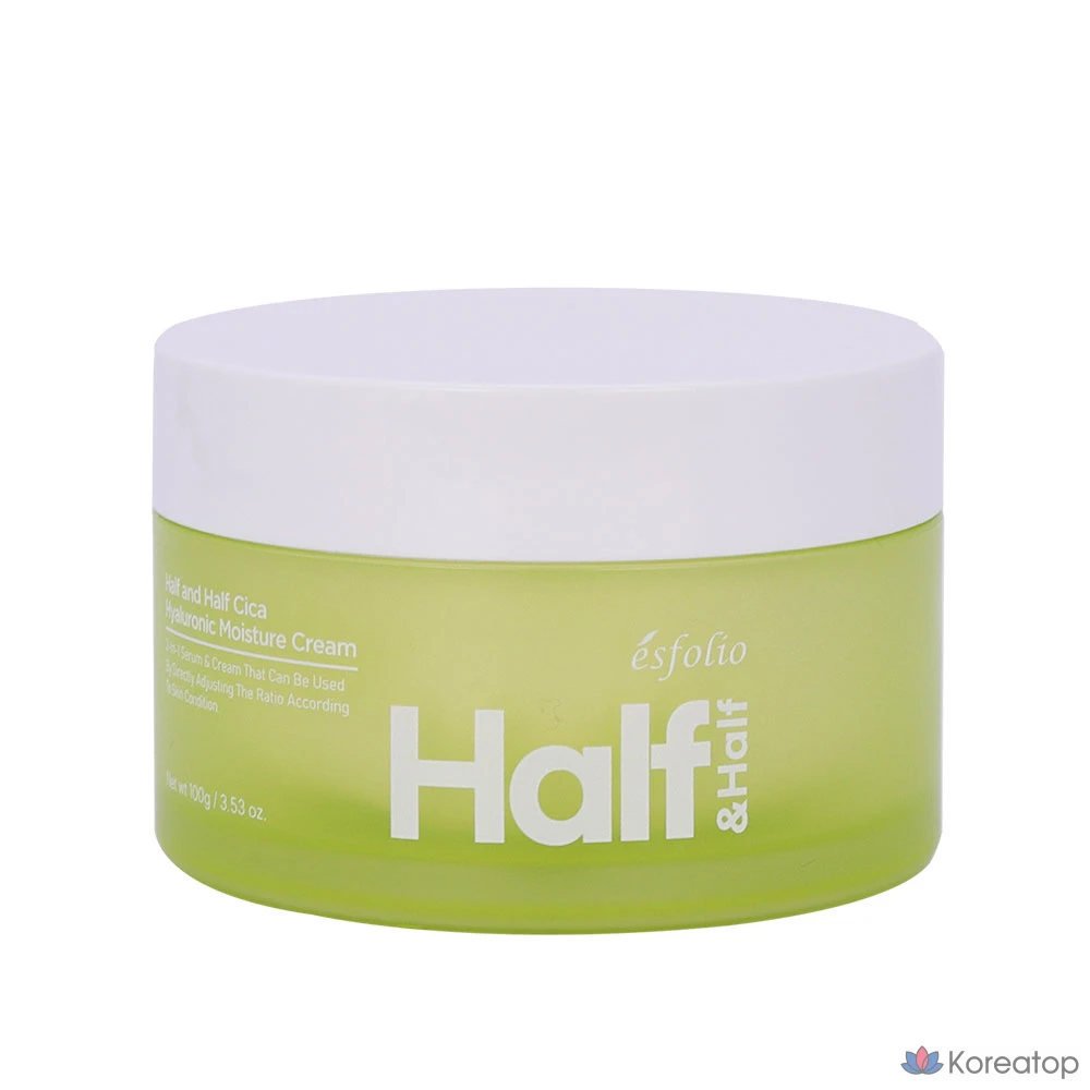 Увлажняющая сыворотка и крем Esfolio Half &amp; Half Cica с гиалуроновой кислотой, 1 шт., 100 г