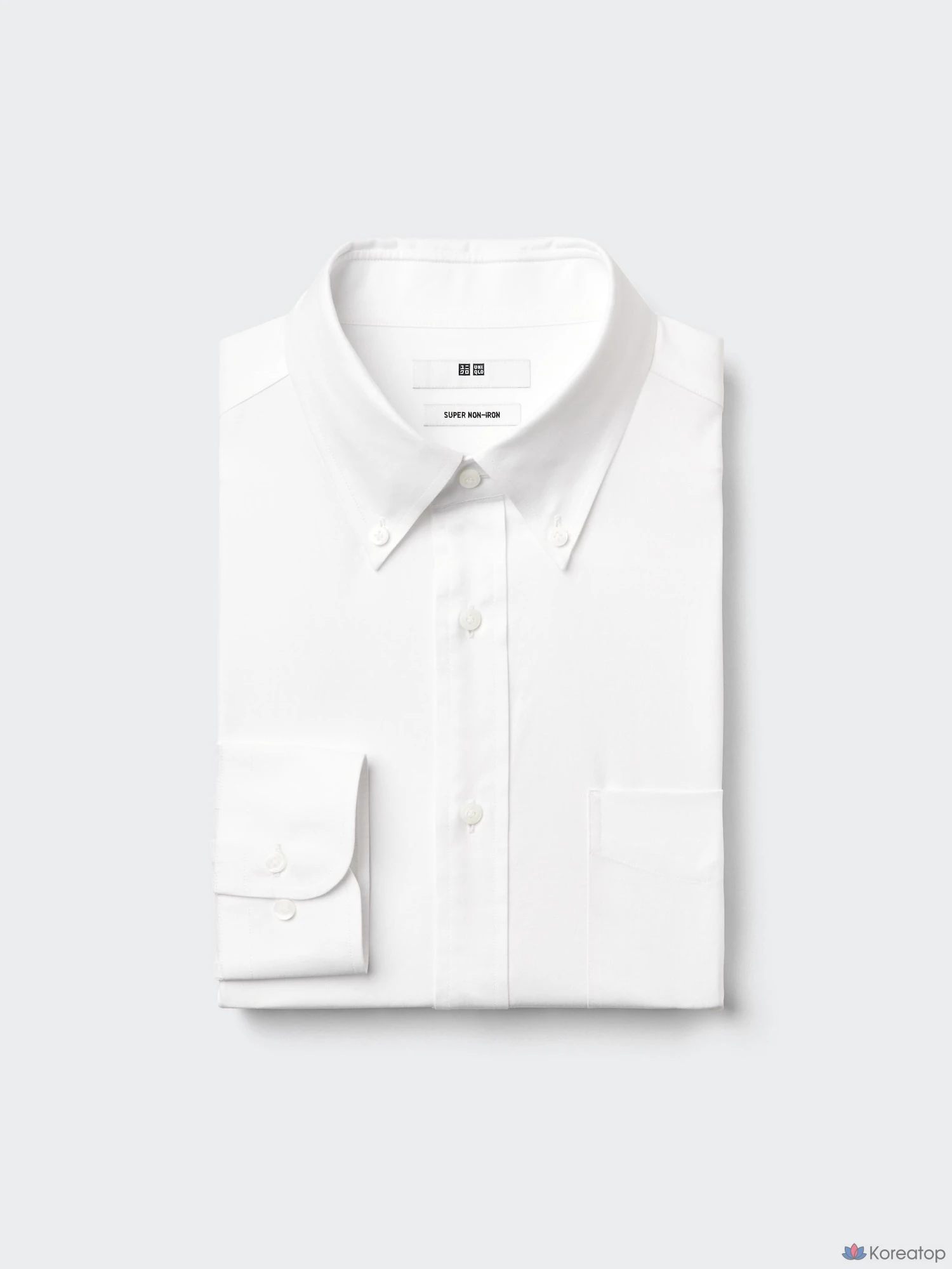 Рубашка Uniqlo Super Non-Iron Shirt Button-Down Collar