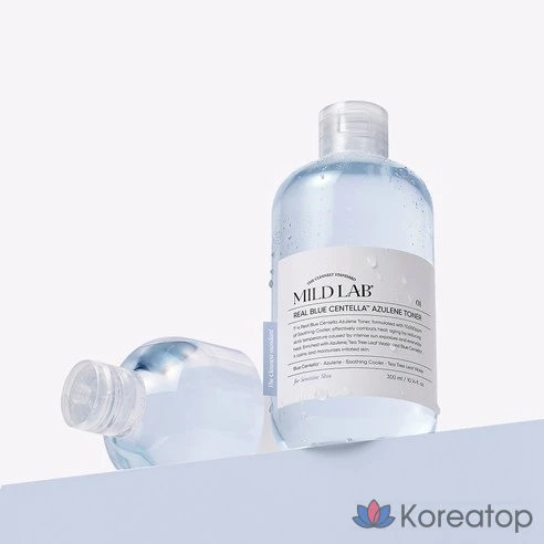 Тонер с центеллой и азуленом Mild Lab Real Blue, 300 мл