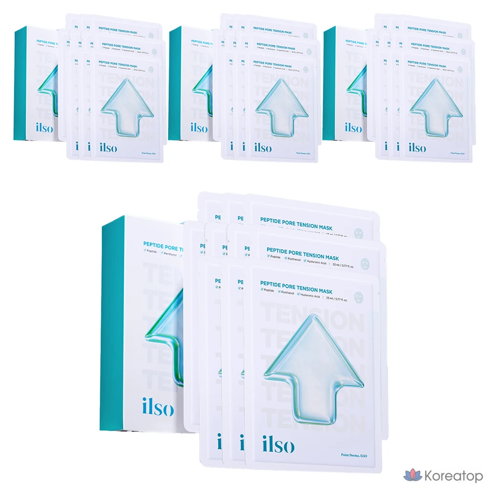 Пептидные маски для сужения пор Ilso, 4 шт., 10 шт.